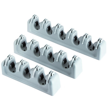 海斯迪克 gnjz-1233 拖把架挂钩架 卫生间浴室拖把支架需打孔 5挂6钩