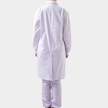 江燕 白大褂 医生服 护士服 实验室/药店/食品厂/美容院工作服装 白色站领大褂 M 165