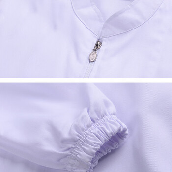 江燕 白大褂 医生服 护士服 实验室/药店/食品厂/美容院工作服装 白色站领大褂 XXXL 185