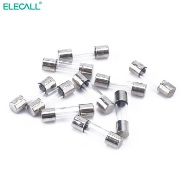 伊莱科(ELECALL)玻璃管保险丝万用表保险丝 5*20 6*30 7*45 0.1-15A BGXP 透明色 5*20 3A（10只）