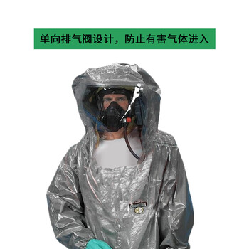 雷克兰 CT3S450G 呼吸器内置式防护服 S码 1件装 商品存在货期详情请咨询客服