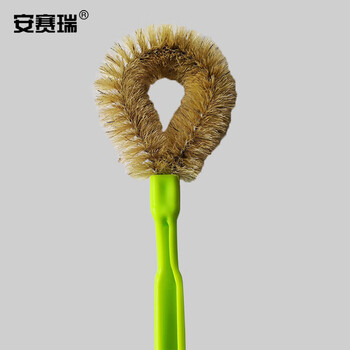 安赛瑞 猪鬃长柄锅刷 清洁刷洗碗刷 (10个装) 不沾油锅刷碗刷 清洁用品27359