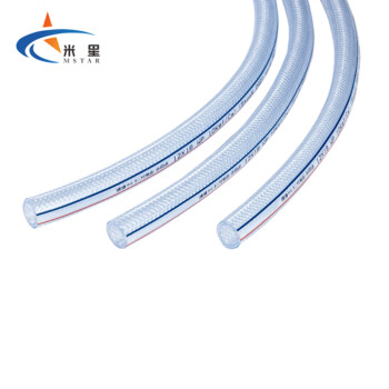 米星 PVC水管纤维增强软管 蛇皮管 自来水塑料水管  6分内径19mm 厚度2.5mm 30米