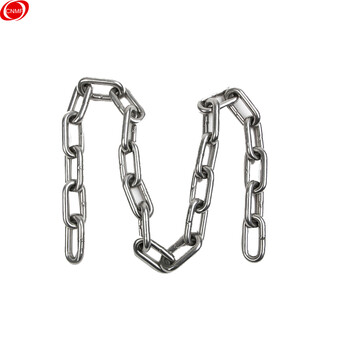 谋福（CNMF） 9737  304不锈钢起重承重链条护栏秋千链条防盗锁车船锚铁链子粗（定做6mm粗 一米装）