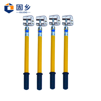 固乡 0.4KV低压接地线 平口短路高压接地棒  接地棒  0.5米棒 线长1米*4根+10米主线