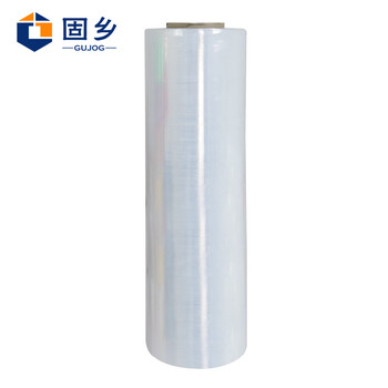 固乡 大卷PE缠绕膜 透明款 宽50cm长约500M 不含芯重3.6kg厚0.27mm 1卷装 包装膜 打包膜保护膜货物捆扎膜