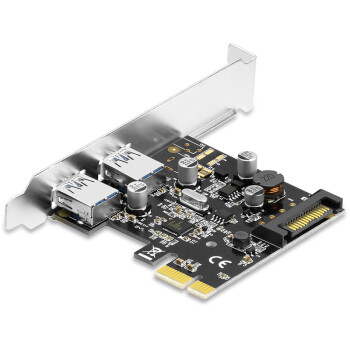 魔羯(MOGE)PCIEx1转USB3.0双口USB3.0扩展卡 MC2010 赠送短挡板 瑞萨(NEC)芯片
