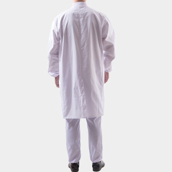 江燕 白大褂 医生服 护士服 实验室/药店/食品厂/美容院工作服装 白色站领大褂 M 165