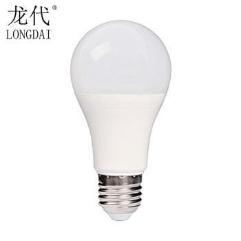 龙代（longdai）LED节能灯泡E27螺口螺旋球泡商用电灯泡球灯泡 白光 18w (5个装)
