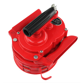 者也（ZYE）应急防灾疏散演习报警器 消防演练警报器 铝合金手摇式工厂矿山防汛报警器 手摇警报器 红色