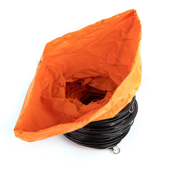 链工 通风软管PVC风管伸缩排风管工业帆布螺旋风管耐高温隧道矿用 内直径350mm5米长	