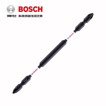 博世（BOSCH）抗冲击双十字高强度磁吸批头PH2 Ø6.35*150 (5支装)