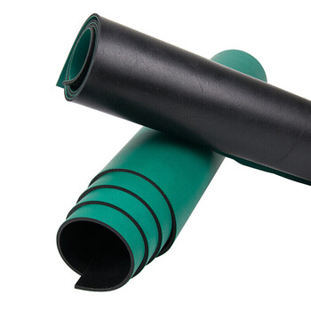 者也 防静电台垫胶皮地垫桌垫胶垫高温维修工作桌垫橡胶板加厚防静电地毯1.2M*10M*5MM