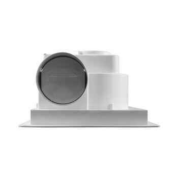 艾美特8寸普通吊顶换气扇浴室卫生间通风开孔200x200mm厨房吸顶排风扇大风量静音排气扇天花板排气扇XC10A-G