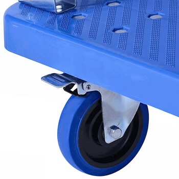 兰诗（LAUTEE）WY3041 折叠拉货平板车搬运小推车工具车手推车 90*60加厚中静音DX-300Z