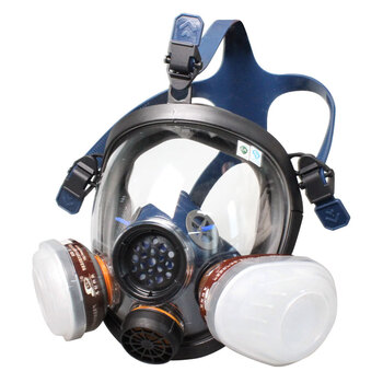 思创科技 全面罩橡胶防尘防有害气体异味酸碱油漆农药裸面罩 ST-S100X-1 (不含滤盒）