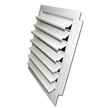 赫钢 百叶窗通风口铝合金中央空调出风口 面板600*600 开孔550*550 