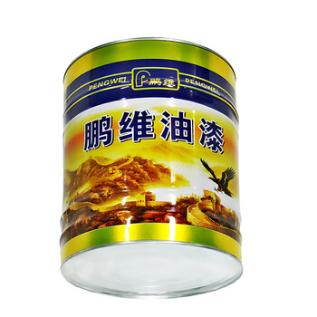 鹏维漆 PW-04 优质醇酸磁漆 1kg价格 20kg起售 钢结构防腐面漆 工业用 蓝色 20kg/桶