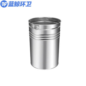  蓝鲸环卫 镀锌方桶31*31*48.5cm  户外垃圾桶内胆果皮箱内筒镀锌板不锈钢定制LJHW-1005