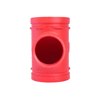 聚梁氏 丝接异径三通消防管件沟槽管件 外径：114*60 一个价 企业定制