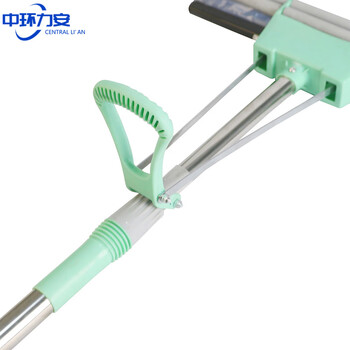 中环力安【绿色36*85cm】双排吸水海绵拖把ZHLA-8141B