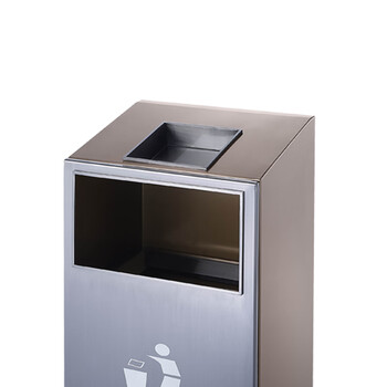 南 GPX-4D 南方座地烟灰桶 玫瑰金 酒店大堂不锈钢垃圾桶立式烟灰桶电梯口走廊吸灰桶烟灰柱灭烟桶