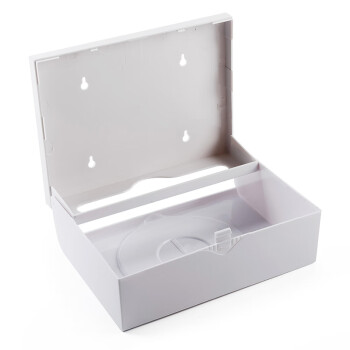 美家日记（MEIJIARIJI）白色擦手纸盒 干手三折纸巾盒 商用免打孔 吸水纸盒 酒店宾馆公共卫生间抽纸盒