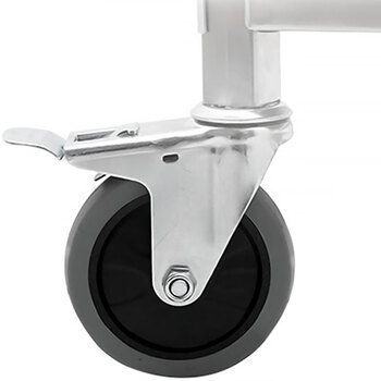 兰诗（LAUTEE）WY3027 加厚不锈钢餐车三层手推车酒店餐厅收送餐车 大号三层