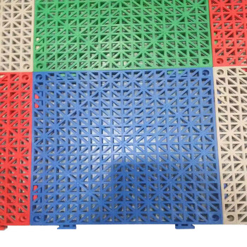 3G 拼接隔水防滑垫 脚垫 厚16mm*宽30cm*长30cm 5片装 灰色 企业定制