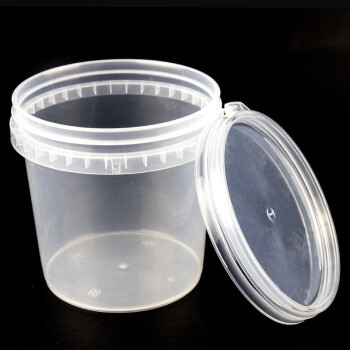 稳斯坦 WST076 透明塑料桶 密封带盖小水桶包装桶龙虾打包桶包装桶 10L