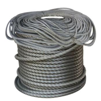 起豪 起重钢丝绳 光面带油钢丝绳 吊装带油钢丝绳 规格:6*37+FC(麻芯) 直径15mm 右交互捻 (500米起订)