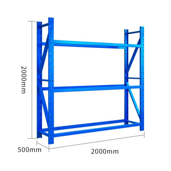 尚留鑫 轮胎货架4S店修车店置物架2000*500*2000mm中型加厚三层内径460mm