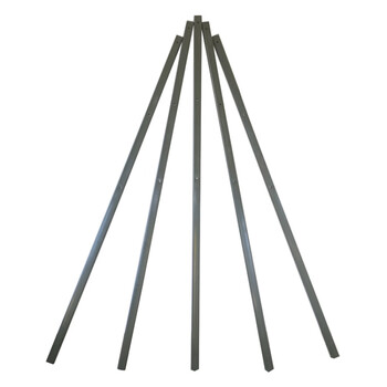 雅恪尚 塑料靶杆 靶杆军训部制式塑料靶杆打靶训练通用型靶杆 1.5米