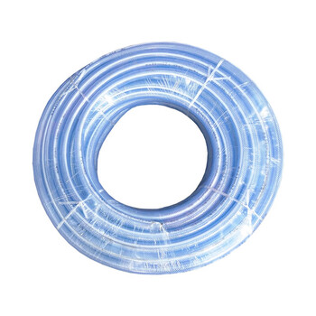 元汗673PVC四季软管4分 50米蓝色三层蛇皮管透明柔软线管浇地园林水管网纹管 定制