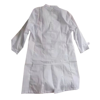 安美尚(ams) 白大褂 医生白大褂男女同款 钮扣款XL码定做一件