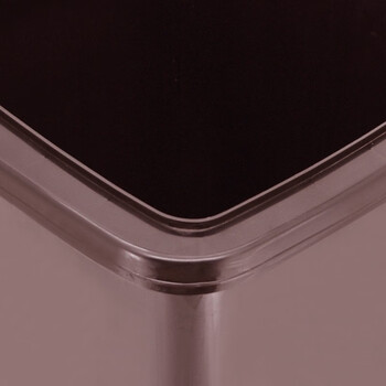 益美得 上海款干湿分离分类垃圾桶大号环卫带轮垃圾箱 50L棕色（湿垃圾）