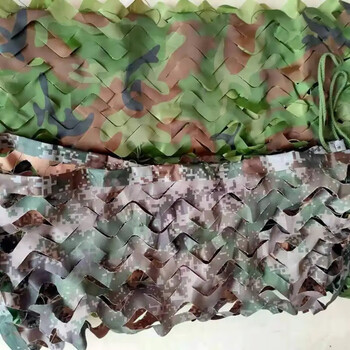 唯曼 防航拍迷彩网布遮阳网防晒网户外丛林伪装网军绿色防晒网遮阴网树叶伪装网  双层3宽米*4米长/张