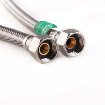 伟星 冷热水通用 不锈钢编织软管 马桶面盆进水管 龙头上水管 防爆双头螺帽100cm冷热水通用