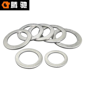 腾驰（CT)-114 加厚垫圈金属螺丝平垫片 304不锈钢平垫 加厚圆形介子  M5*9*1.0(100粒)