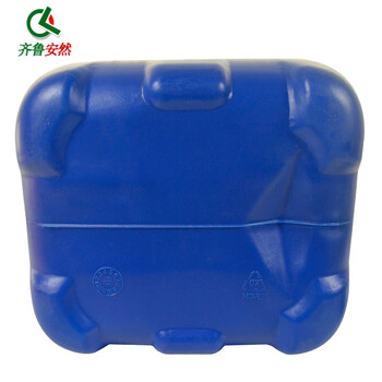 齐鲁安然 塑料油桶 方形桶 储水桶 扁塑料桶 15升水桶 25L方形酒桶 30公斤化工桶 废液桶【蓝色20L】