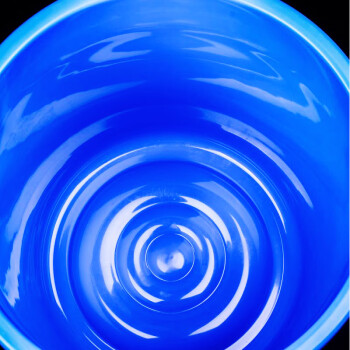 圣极光60L带盖大水桶收纳桶酒店塑料胶桶物业水桶可定制S01606蓝色