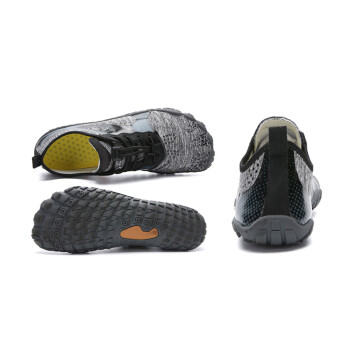 朗固 LANGGU C805051027爬杆（登高）鞋软底耐磨防滑胶鞋 灰色