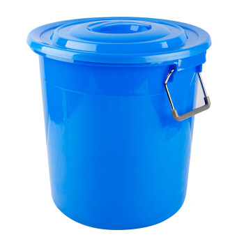 庄太太 【100L白色无盖】大号塑料桶 圆形收纳桶大容量水桶酒店厨房工业环卫物业垃圾桶