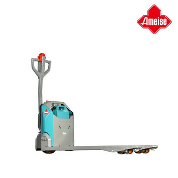 德国亚迈狮 锂电池全电动搬运车 电动液压叉车电动地牛 1.5吨 外宽540mm叉长800mm PTE1.5
