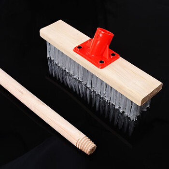 卫洋 地刷长柄刷尼龙丝头27cm杆长120cm 瓷砖地板甲板庭院青苔厕所刷地 1个装