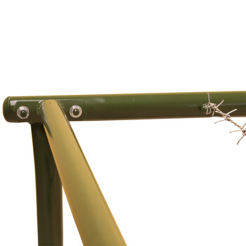 雅恪尚 移动低桩网地桩网匍匐前进400米障碍部分队训练器材心理训练户外拓展可移动拆卸 5m*2m*0.4m