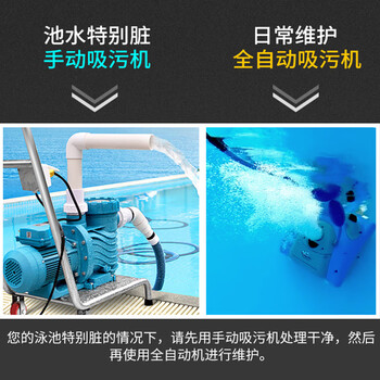 利伟沃游泳池吸污机 鱼池清淤泥机 吸污泵 水下吸尘器 水池底泥沙清洁设备 套餐九