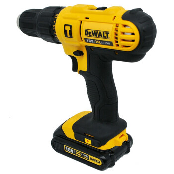 得伟(DEWALT) DCD776C2A-A9 18V经济型锂电充电式冲击钻 2x1.3Ah电池附件套装