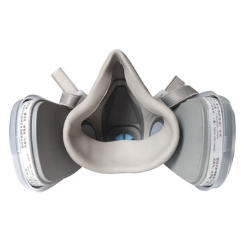 普达 KN95呼吸防护套装 防毒口罩 防毒半面罩FD410 410+P-B-1滤毒盒2个+滤棉2片套装