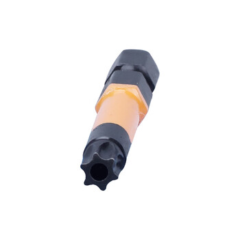 安力士牌（ANEX）梅花内六角批咀ACTX-2765带孔风批头T27X65mm梅花型电动批嘴 星型螺丝刀